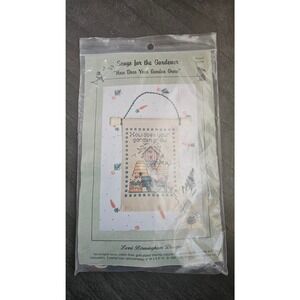 Lorri Birmingham How does your garden grow counted cross stitch banner kit